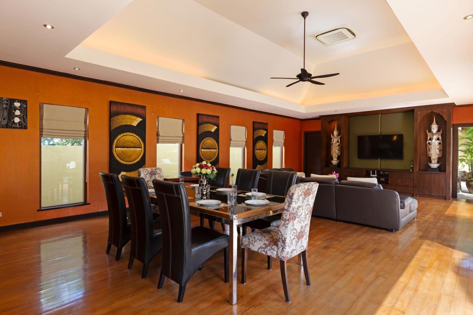 Extraordinary Courtyard 6Br Pool Villa Sri Suri, Naiharn Rawai エクステリア 写真