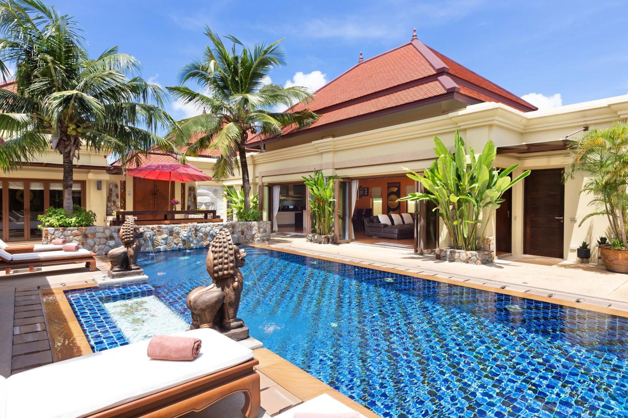 Extraordinary Courtyard 6Br Pool Villa Sri Suri, Naiharn Rawai エクステリア 写真